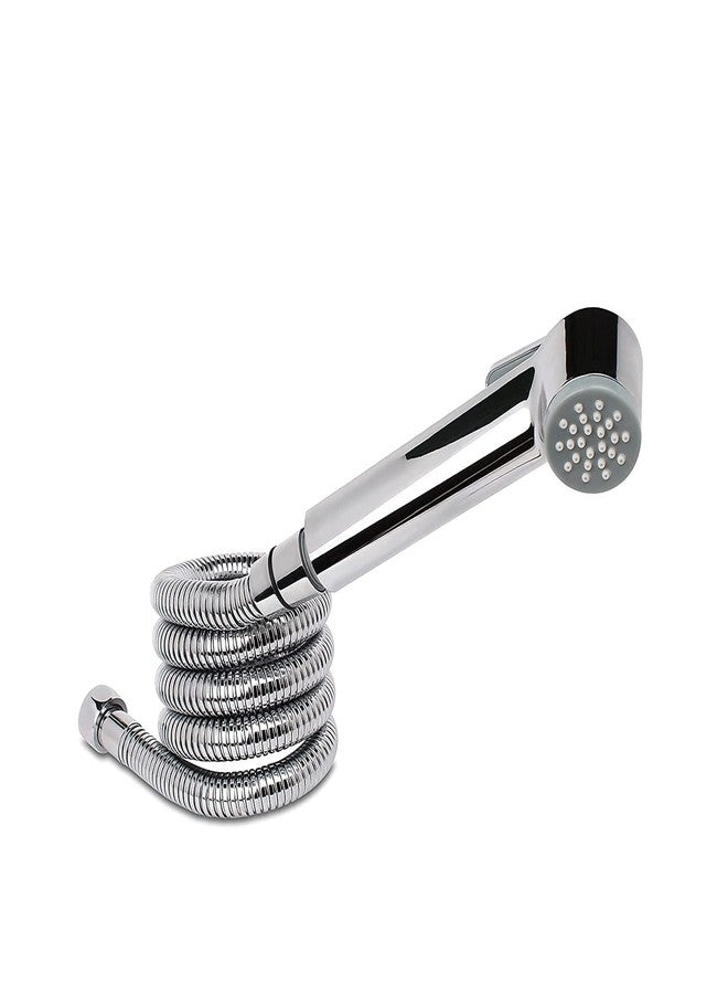 ALTURAS (ABS) Reva Health Faucet with 1.5-Meter Stainless Steel Chrome Finish Rubber Hose Pipe with Wall Hook - Image 1
